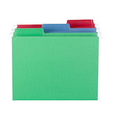 Smead Erasable FasTab Hanging File Folder, 1/3-Cut Built-in Tab, Letter Size