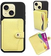 M-Plateau Card Holder for Phone Case Stick On Compact Phone Wallet with Kickstand,Fits 5.8 Inches...