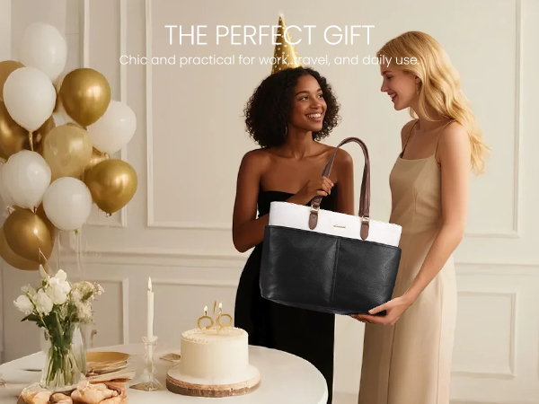 Laptop Tote Bag for Women, 15.6 inch Laptop Work Bags for Teacher/Nurse