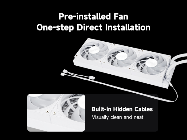 DC360 Pro ARGB Display AIO 360mm Liquid Cooler