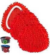 3 Pack Mop Head Replacement Compatiable with Ocedar EasyWring ,Mop Heads Refill for Easywring Spi...