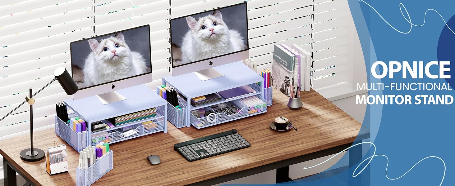 monitor stand for desk organizers and accessories computer stand riser office organization desktop 