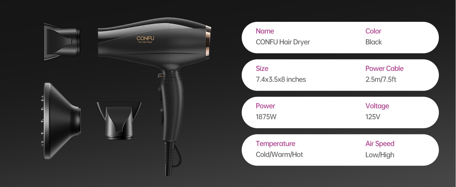 hair dryer with diffuser