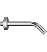 Enoughtmen Shower Arm with Flange +Tape,Stainless Steel Shower Head Extension Arm,Wall-Mounted Ex...
