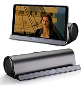 DORNLAT Wireless Bluetooth Speakers, Portable Phone Tablet Stand Holder Speaker, Dual Drivers Ste...