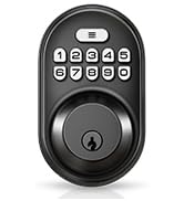 Veise Keyless Entry Door Lock, Electronic Keypad Deadbolt, Keyed Entry, Auto Lock, Anti-Peeking P...
