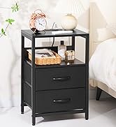 nightstand with charging station