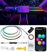 KENANEK Acrylic Interior Car LED Strip, 55.12-inch USB/Type C Interface, with Motion Sensor and D...