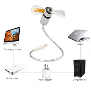USB LED Fan