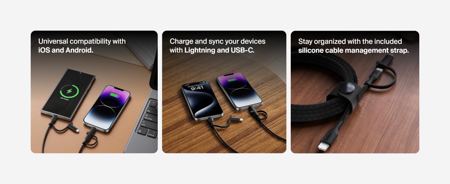 USB-C Cable Lightning Connector