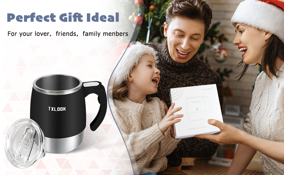 Rechargeable automatic magnetic Self stirring coffee mug electric Mixing Cup