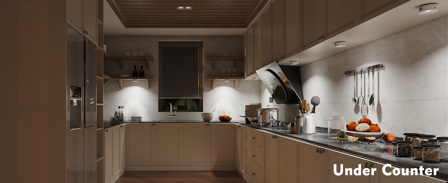 under counter puck lights for kitchen