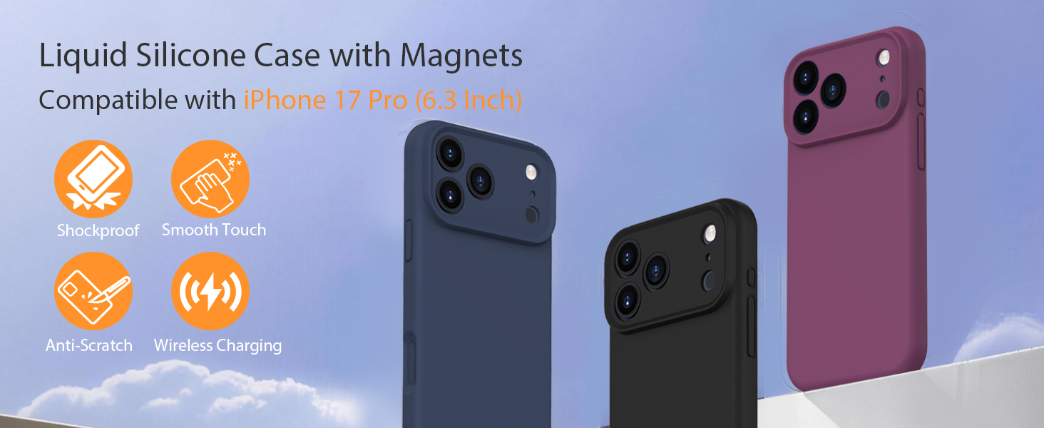 silicone case for iphone 17 pro