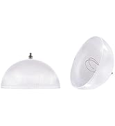 Aspen Creative 28007-75-2, Clip-on Dome Shade for A-Type Bulb Indoor Location Light Fixtures/Clea...