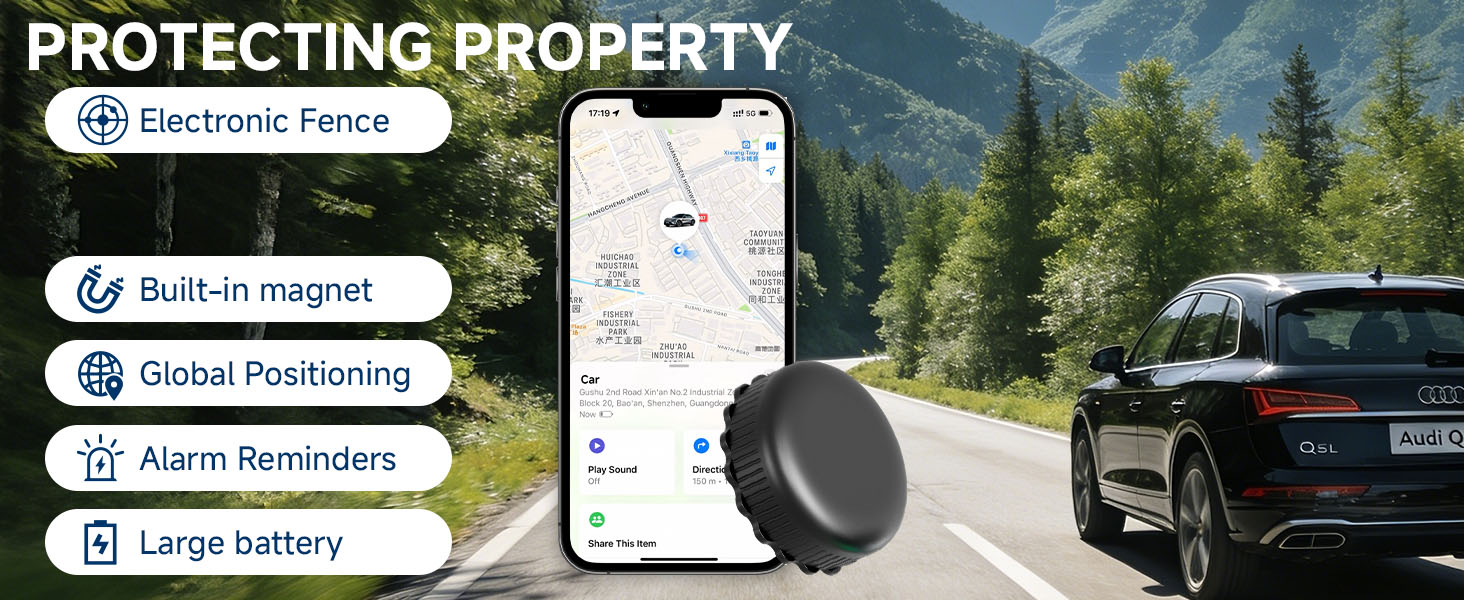 tracker device for vehicles