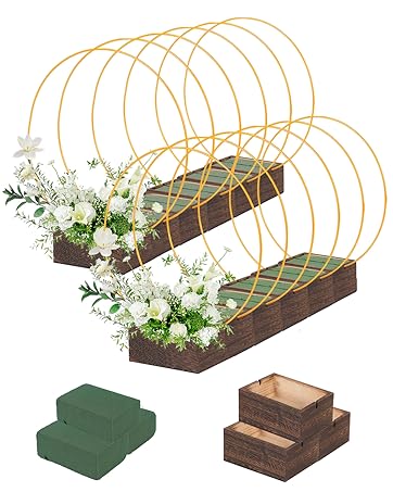 36Pack Floral Hoop Centerpiece Kit