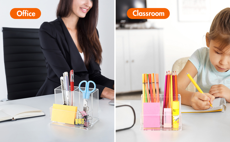 acrylic pen holder