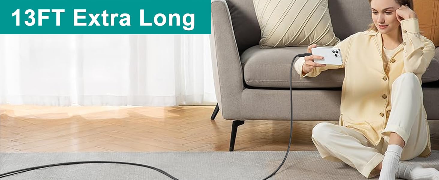 long metal usb c charging cable