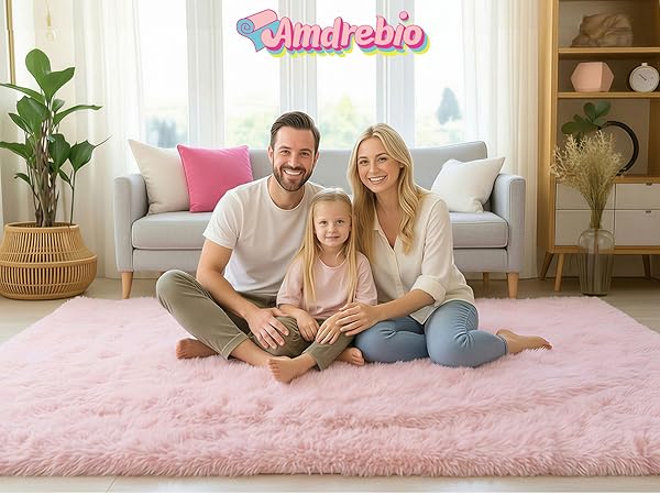 Amdrebio pink rug A+1A S