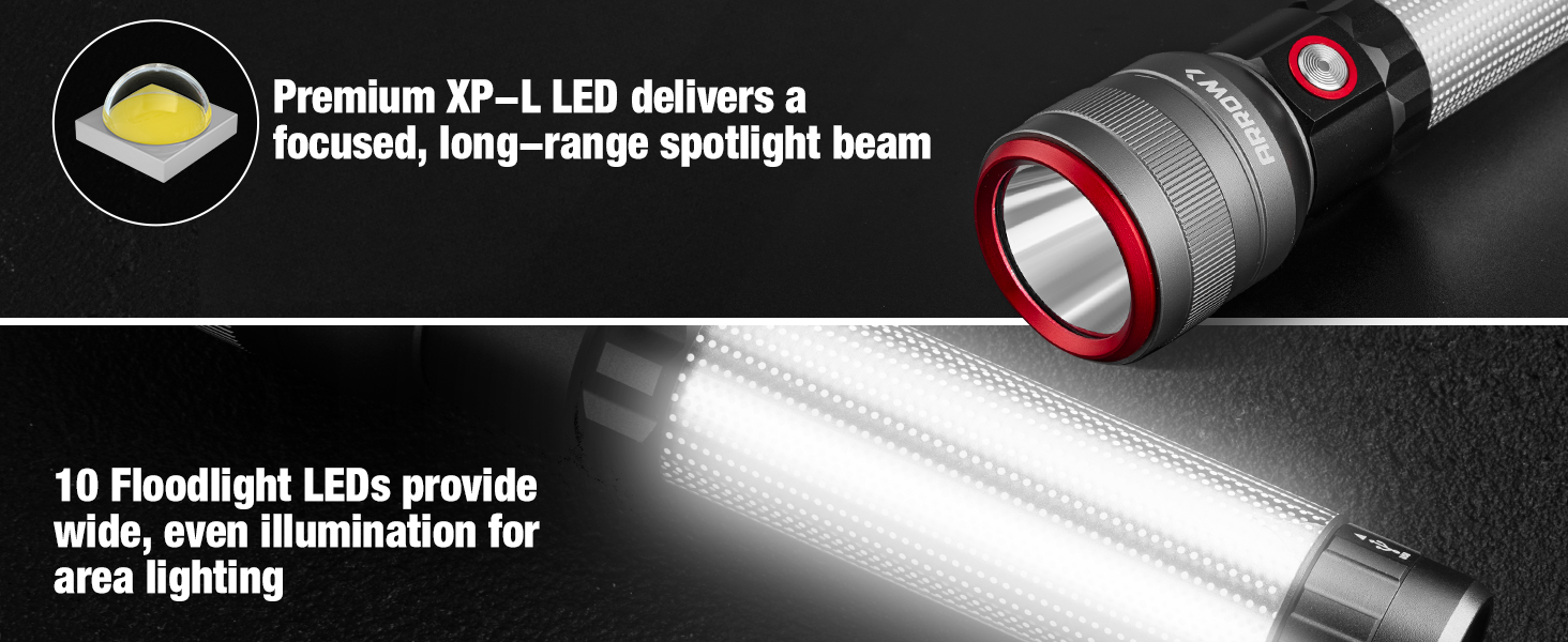 DUAL LIGHT SOURCE FLASHLIGHT