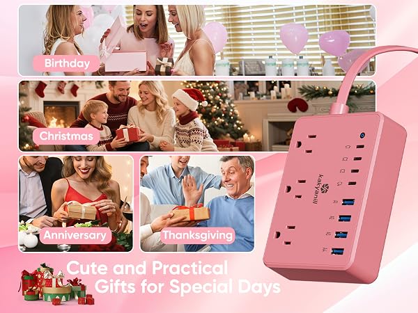 The pink color makes it a beautiful gift for Thanksgiving, anniversaries, birthdays, and Christmas.