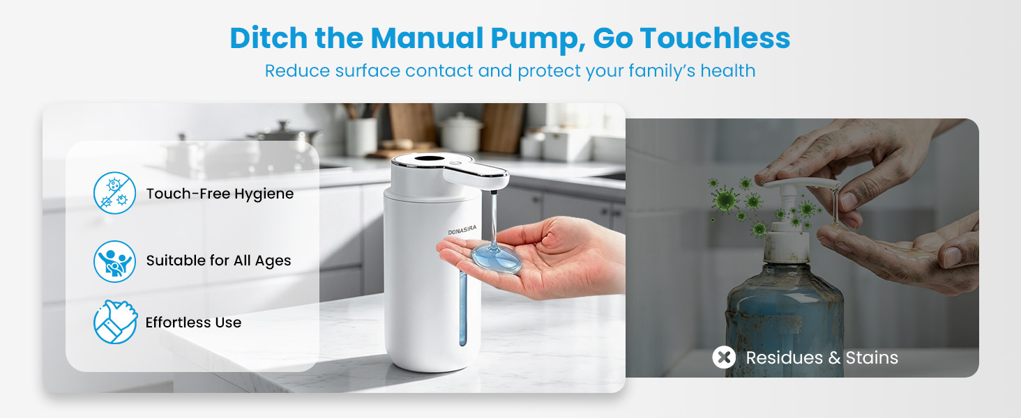 DONASIRA Touchless Automatic Soap Dispenser