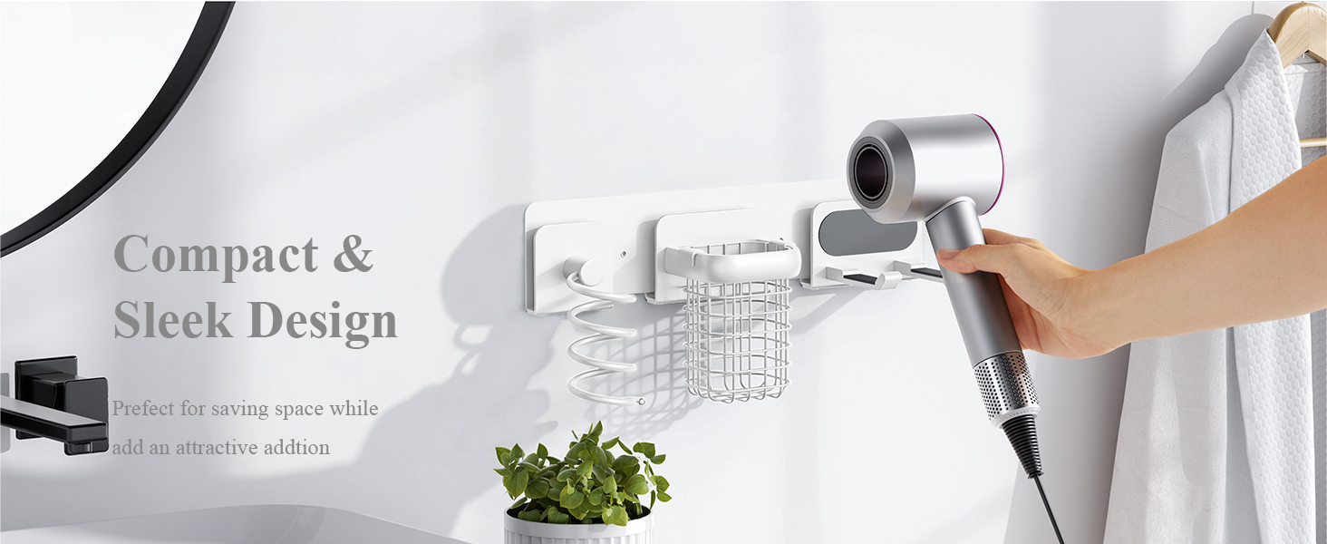blow dryer holder