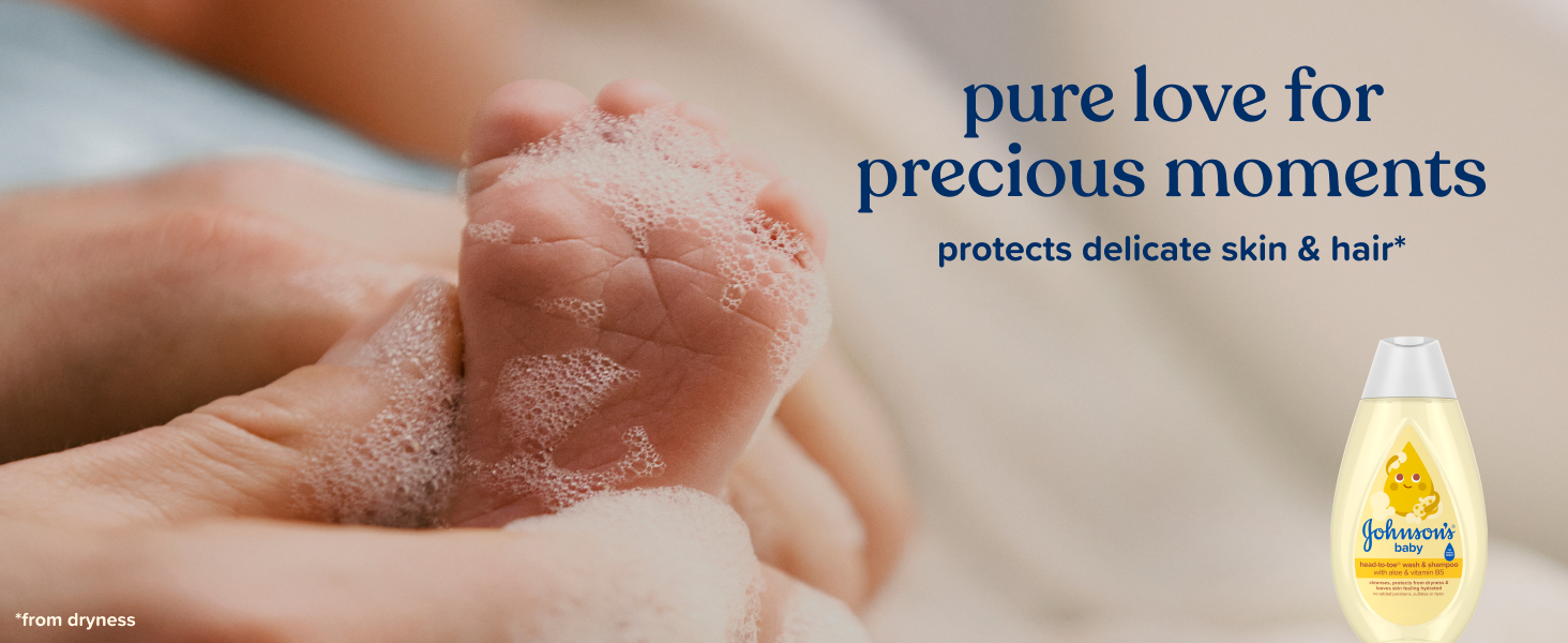 Pure Love for Precious Moments Johnsons Baby Wash and Shampoo