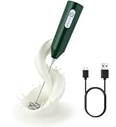Puraville Rechargeable Milk Frother Handheld, 3 Speeds Whisks Electric Drink Mixer, Type-C Chargi...