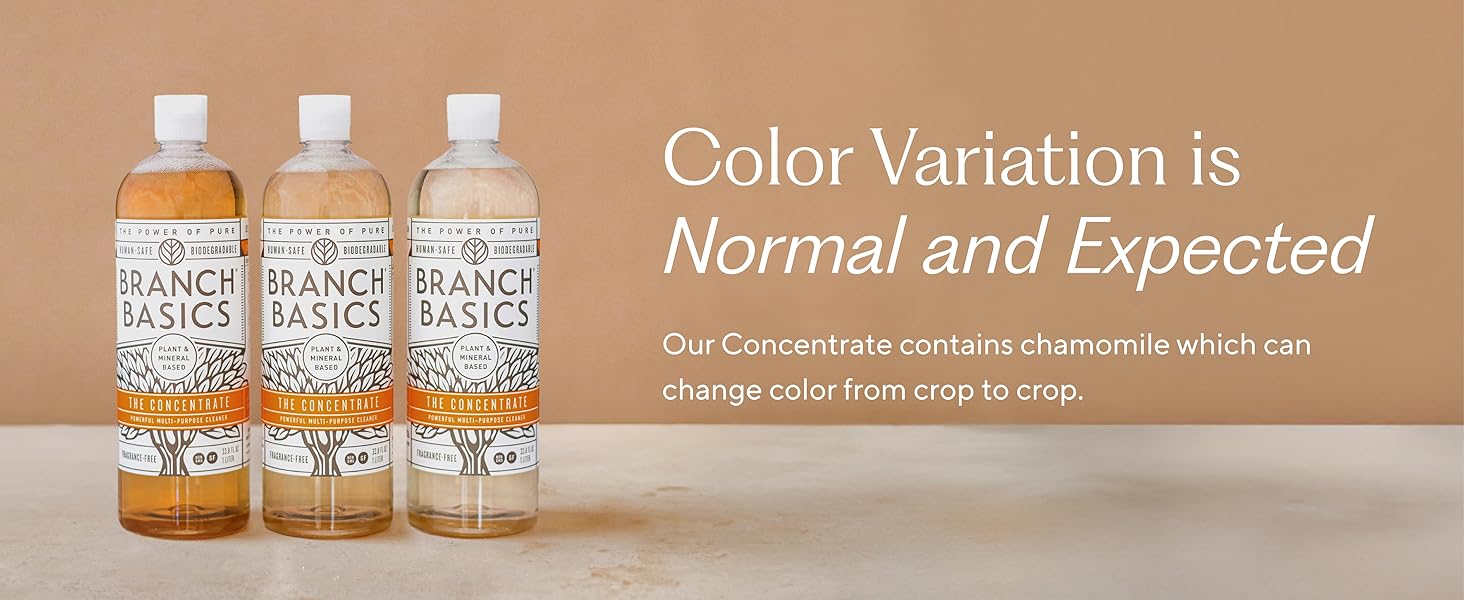 Color Variation in ouir formula is normal and Natural. Chamomile can change color over time