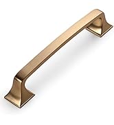 Amerdeco 10 Pack Champagne Bronze Cabinet Pulls 5 Inch(128mm) Hole Center Cabinet Hardware Kitche...