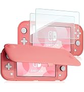 ProCase Flip Cover for Nintendo Switch Lite with 2 Pack Tempered Glass Screen Protectors, Slim Pr...