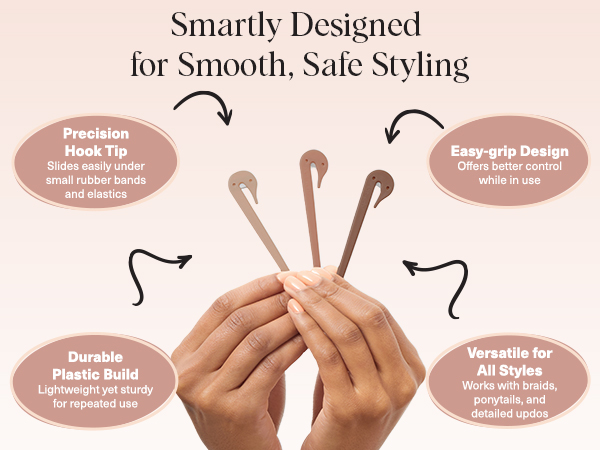 Hair Tie Cutter – Easy To Use, Pain Free Rubber Band Cutter for Hair Kids, Baby &amp; Toddler Girls