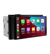 JENSEN J5UP7 7-inch Top Mount Control Touchscreen Receiver with Apple Carplay and Android Auto