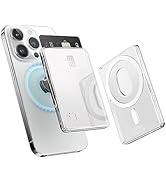 elago Clear Magnetic Wallet Compatible with MagSafe for iPhone 16/15/14/13/12 Series - Secure Pho...