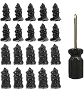 Teybouk 20 PCS Tire Repair Nail, High-hardness Tire Rubber Nails Tool, Car Wheel Puncture Repair ...
