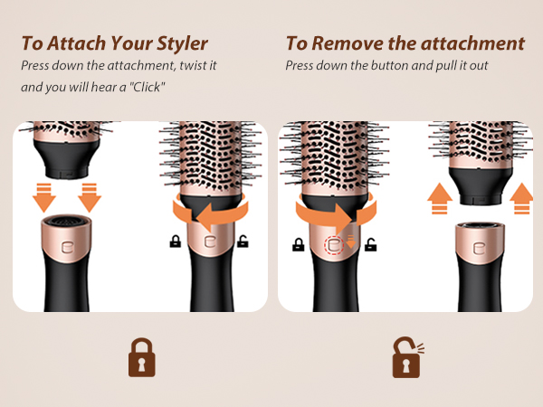 hair straightener brush