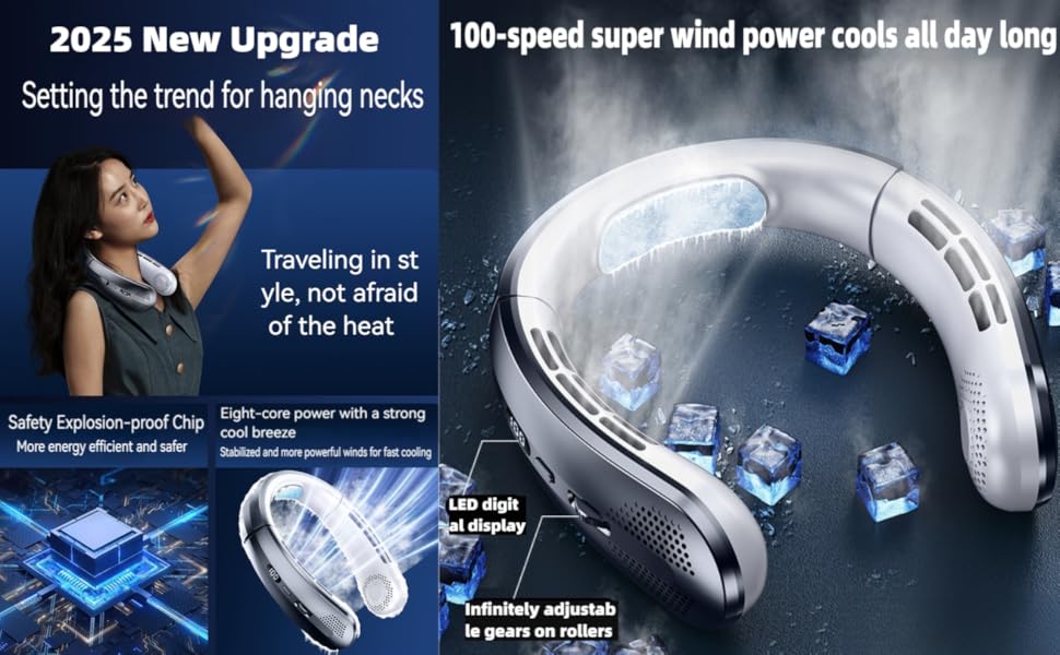 portable fan / neck fan