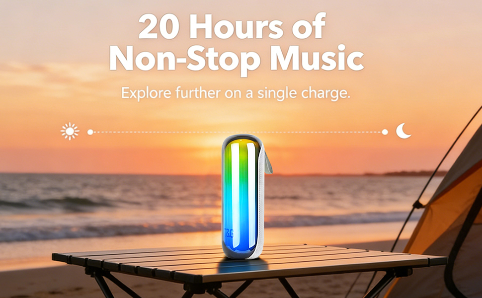 long battery life bluetooth speaker with fast charging