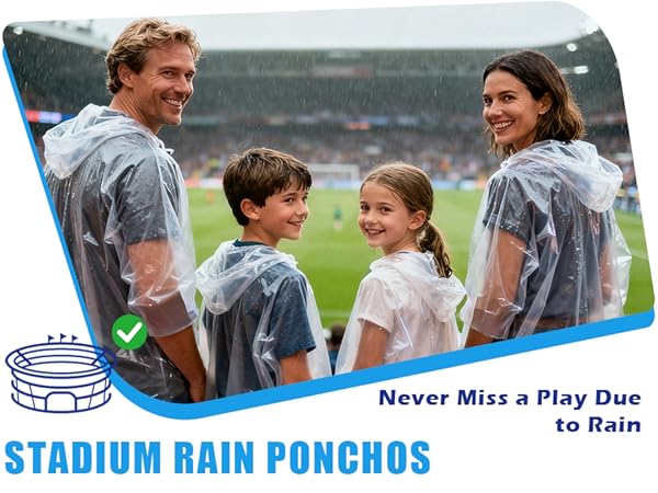 ponchos family pack