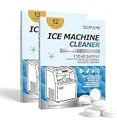 SOPAMI Ice Machine Cleaner and Descaler Tablets –24 Pack Ice Maker Cleaner Tablets, Nickel Safe S...