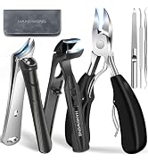 2026 Toenail Clippers for Seniors Thick Toenails, Angled Head Large Toe Nail Clippers for Thick N...