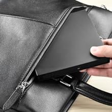 ROOFULL portable external CD/DVD drive reader writer burner player for windows mac laptop