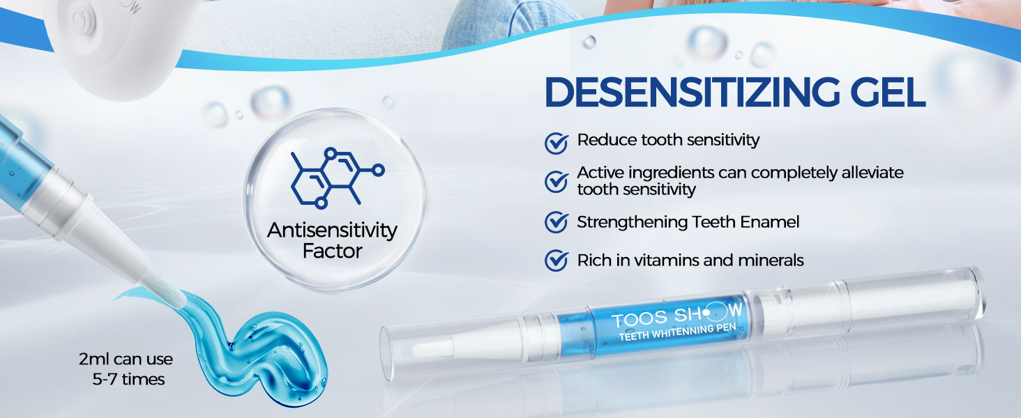 teeth whitening kit white sensitive light professional dental gel tooth whiten whitener whiting