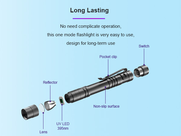 blacklight uv flashlight
