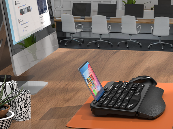ergonomic keyboard and mouse