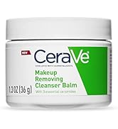 CeraVe Cleansing Balm Makeup Remover, Waterproof Makeup Remover With Ceramides &amp; Plant-Based Jojo...