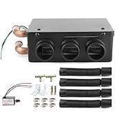 Duokon 12V 50W Car Heater 3 Hole Portable Winter Fast Heating Warmer Frost Removing Low Noise