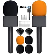 2PCS Mic Adapter for DJI/DJI Mini/2/3, Magnetic Mic Holder for Rode/Hollyland Lark and Other Wire...