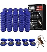 80 Pack Cockroach Gel Bait, Highly Effective Roach Gel Bait Indoor Infestation Solution, Fast Act...